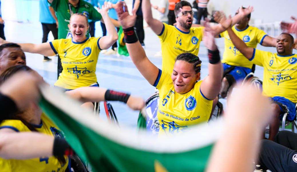Brasil vence o Egito e conquista o primeiro Mundial de handebol de cadeira de rodas