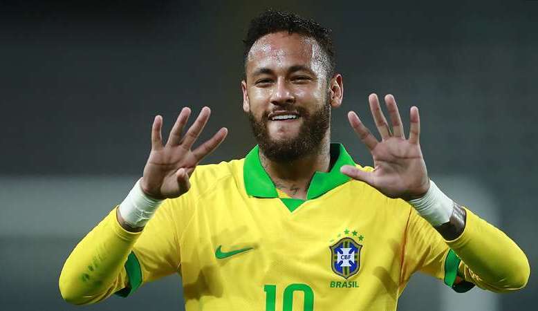 Neymar atinge 10 mil minutos e 121 partidas com a seleção brasileira  Lorena Bueri