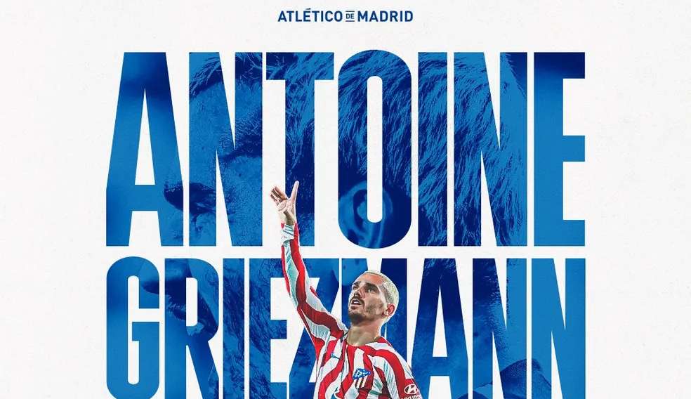 Griezmann acerta em definitivo com o Atlético de Madrid até 2026