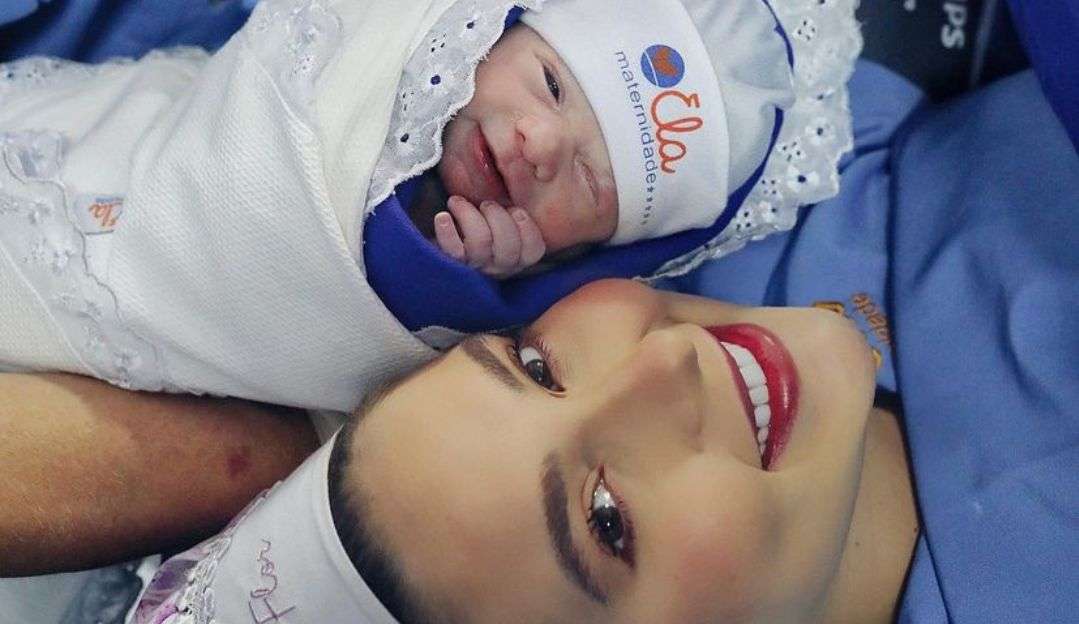Nasce Maria Flor, segunda filha de Virginia Fonseca e Zé Felipe Lorena Bueri
