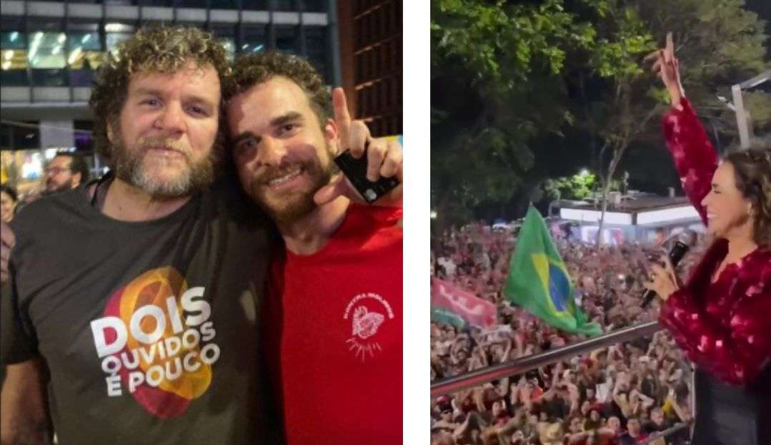 Vitória de Lula reúne famosos na Avenida Paulista
