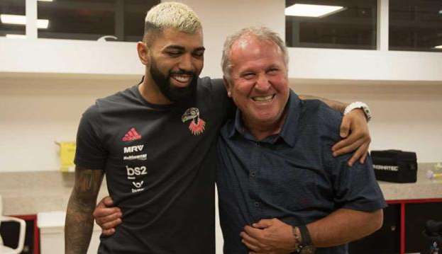Zico libera camisa 10 do Flamengo para Gabigol: 'Pode usar à vontade'