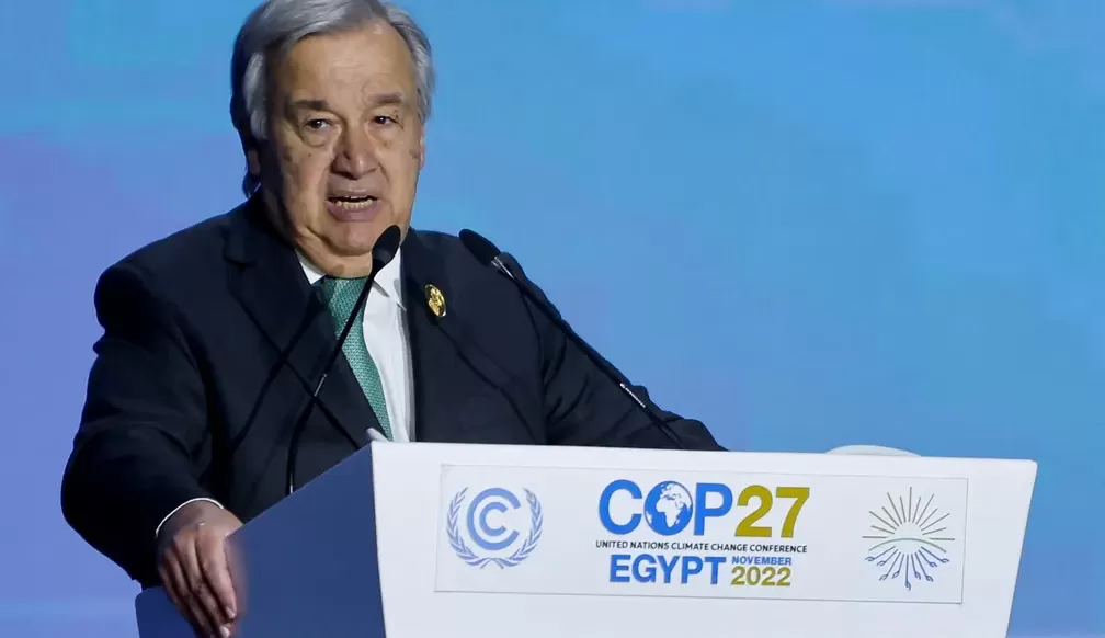 'Estamos no caminho para o inferno climático', diz chefe da ONU na COP 27 Lorena Bueri