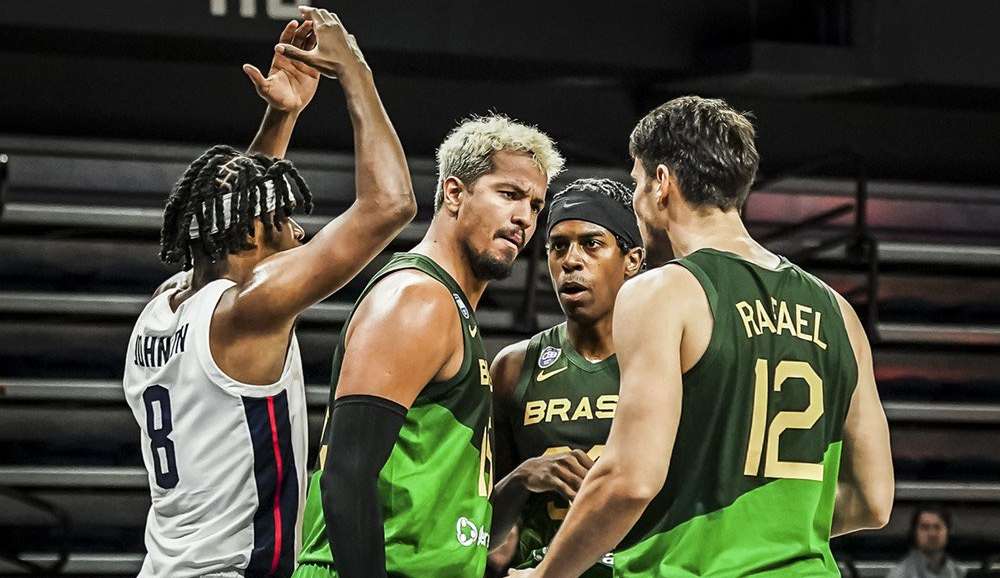 Seleção brasileira de basquete masculina vence nas eliminatórias