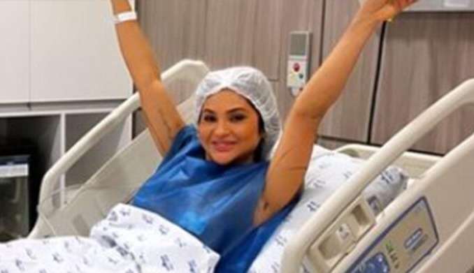 Após cirurgia Mileide Milhaile tranquiliza seus fãs dizendo que foi “um sucesso”