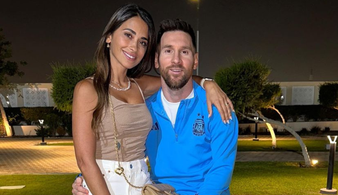 Messi aproveita dia de folga com a família após vitória da Argentina Lorena Bueri