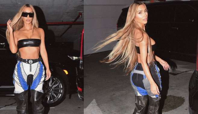 Kim Kardashian aposta em cor de cabelo perfeita para o verão Lorena Bueri