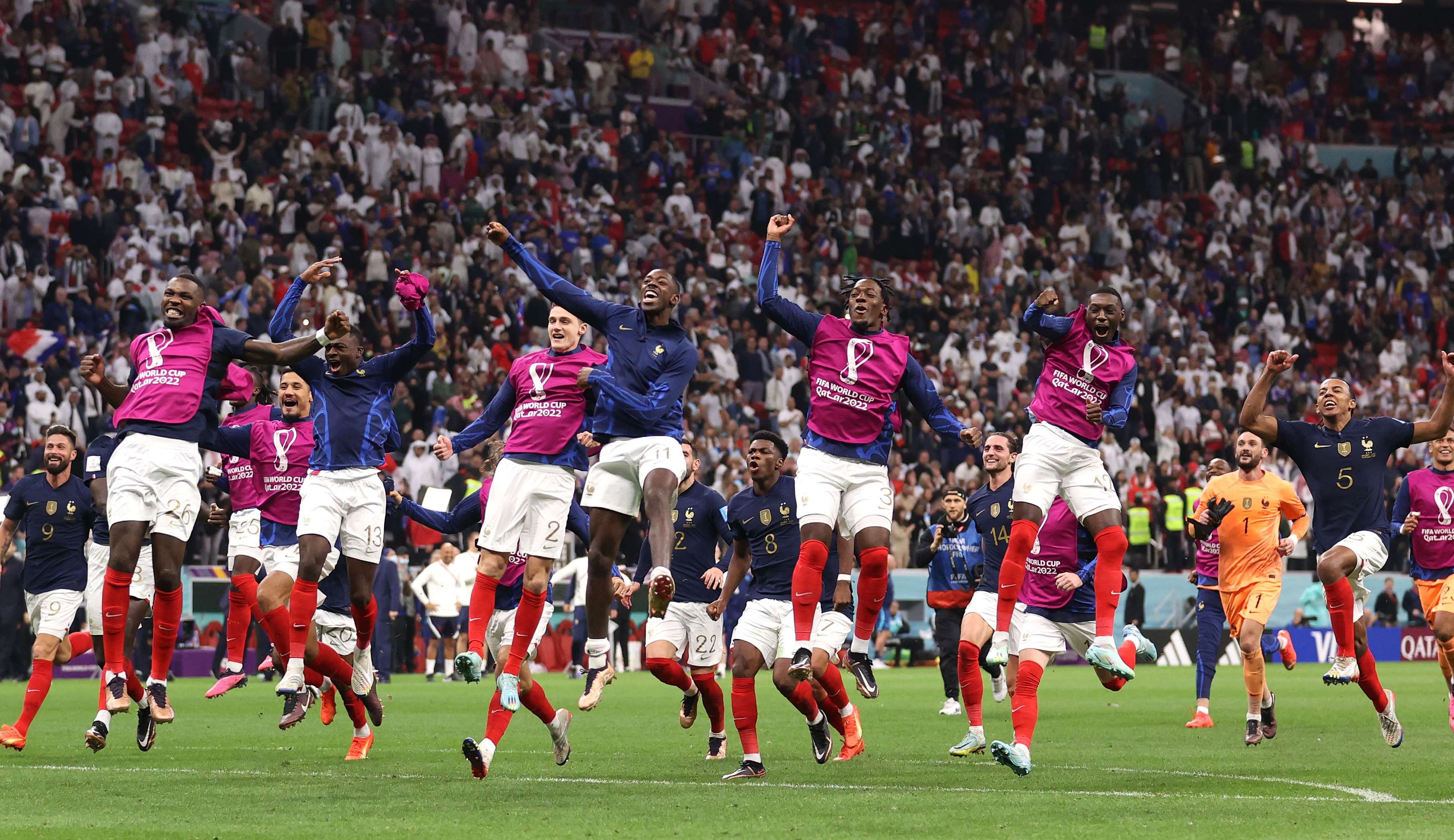 França elimina Inglaterra em duelo por vaga nas semifinais da Copa