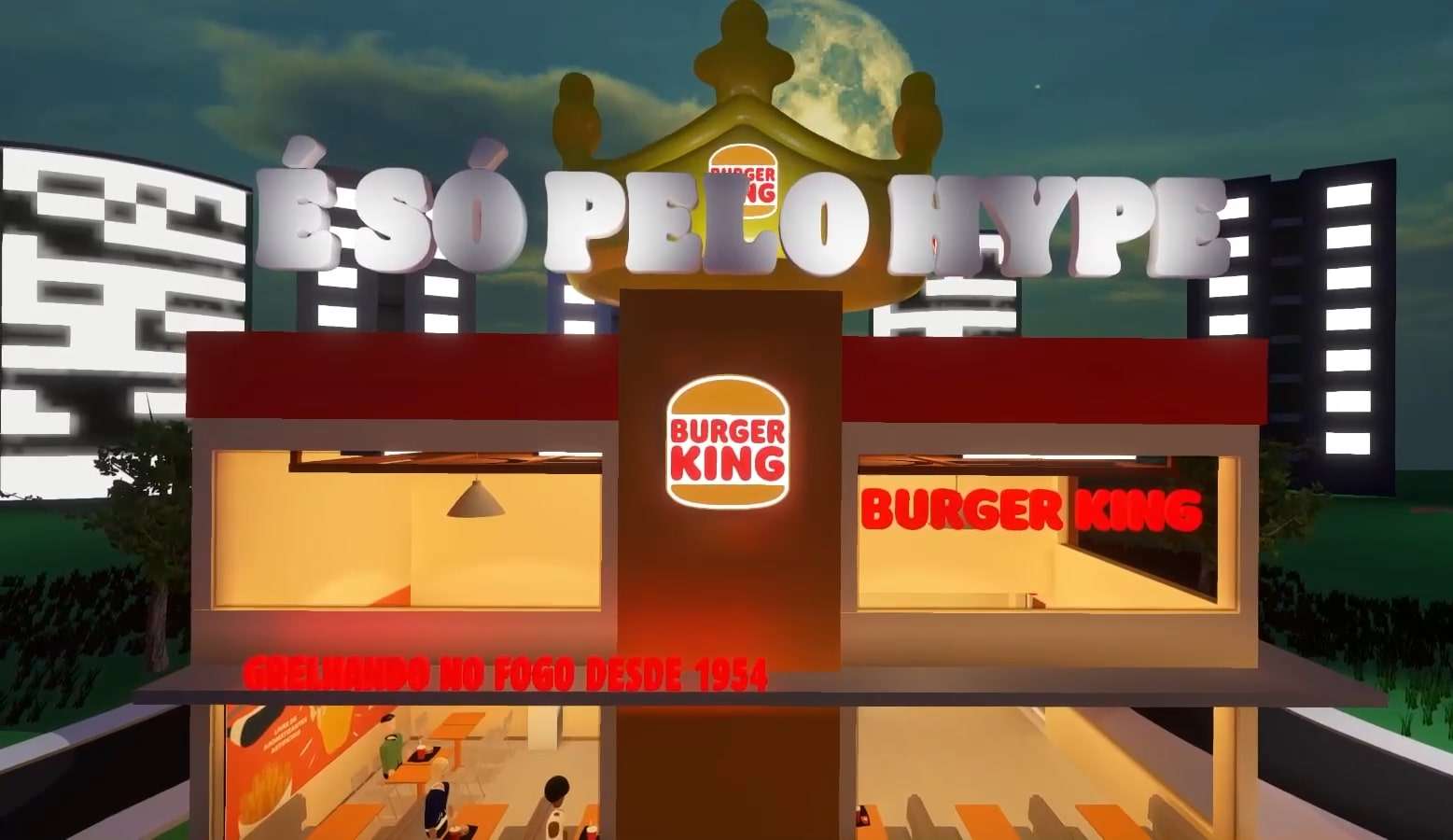 Burger King lança restaurante no Metaverso Lorena Bueri