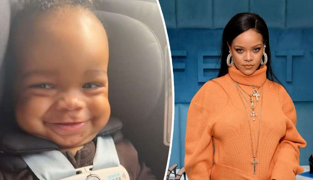 Rihanna quebra a internet ao mostrar rosto do filho pela primeira vez