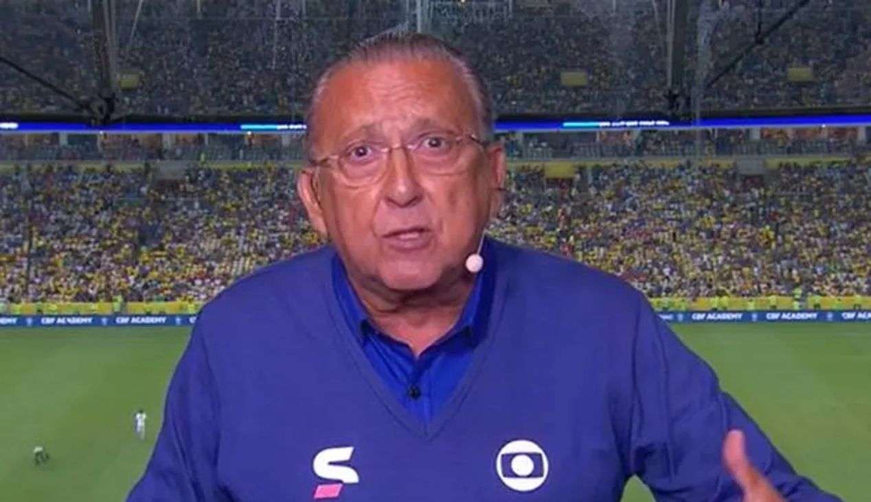 Galvão Bueno faz post em tom de despedida e diz que narra hoje