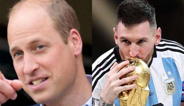 Príncipe William parabeniza Messi e Argentina pela vitória na Copa