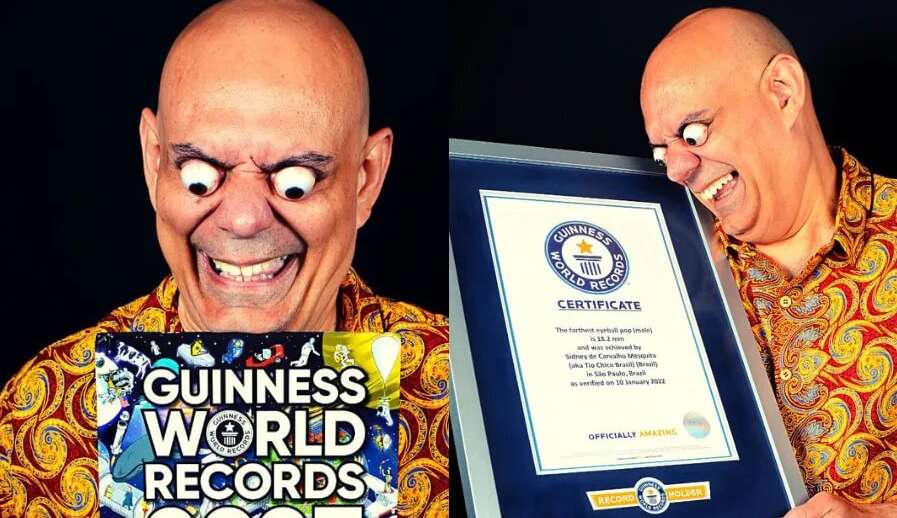 Brasileiro conquista o Guiness  com recorde de olhos mais esbugalhados do mundo
