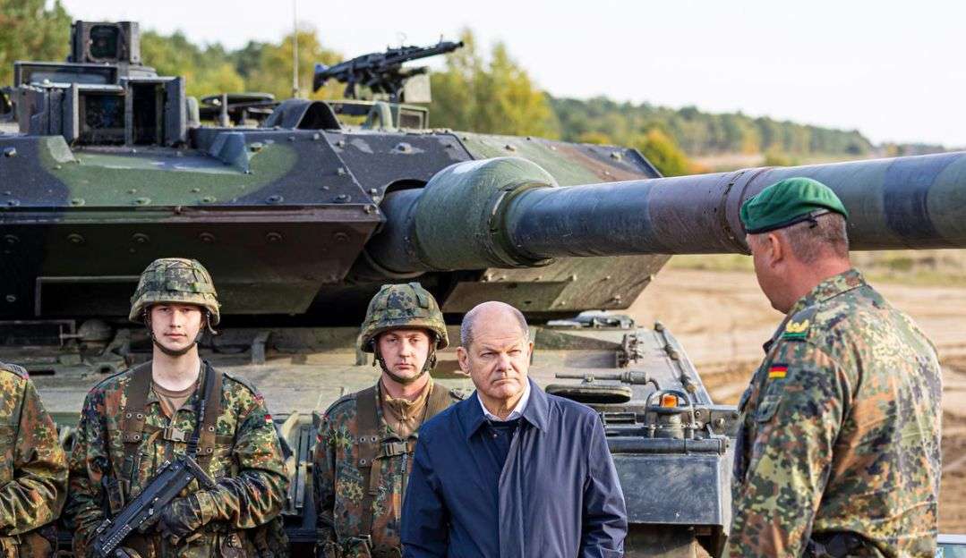 Alemanha autoriza o envio de 14 tanques para a Ucrânia