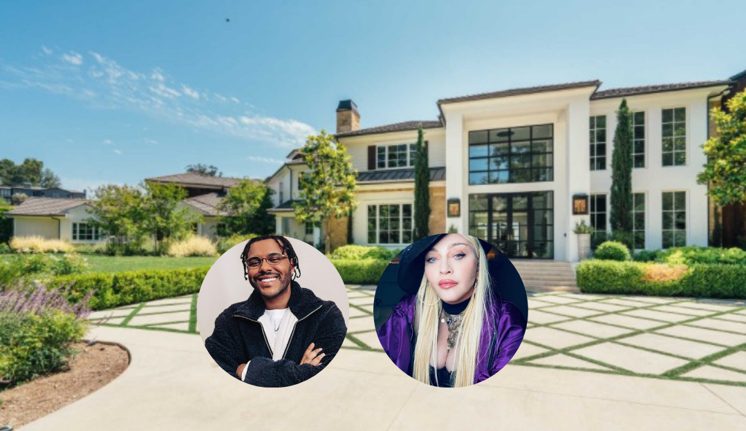 Madonna compra mansão de The Weeknd em Los Angeles, estimada em mais de R$ 110 milhões  Lorena Bueri