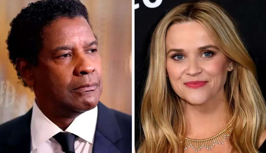 Reese Witherspoon conta que 'danificou' carrão de Denzel Washington quando era estagiária