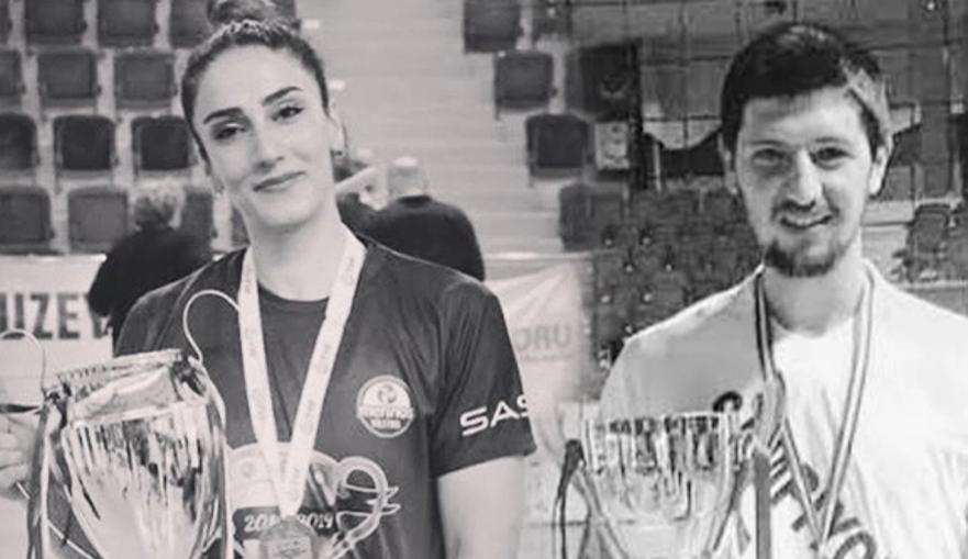 Casal de jogadores de vôlei da Turquia morre no terremoto Lorena Bueri
