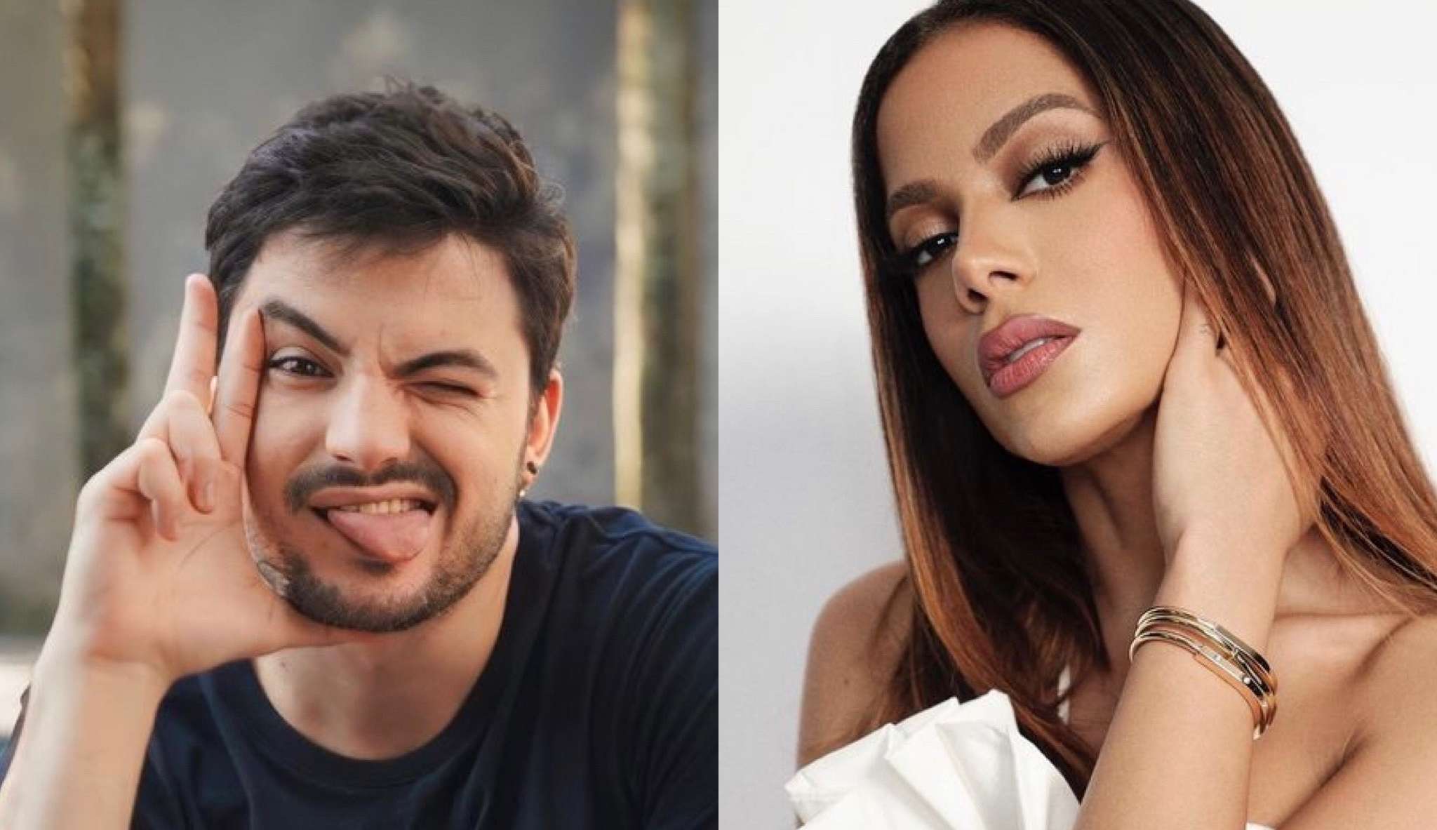 Felipe Neto questiona o silêncio da cantora Anitta sobre onda de ataque