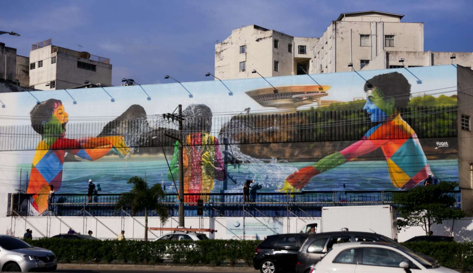 Novo mural de Eduardo Kobra é apresentado em Niterói Lorena Bueri
