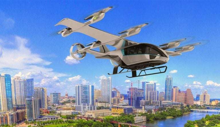 Empresa brasileira, Eve Air Mobility apresenta carro voador no SXSW