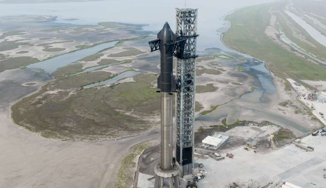 SpaceX prepara primeiro voo de teste orbital da nave Starship