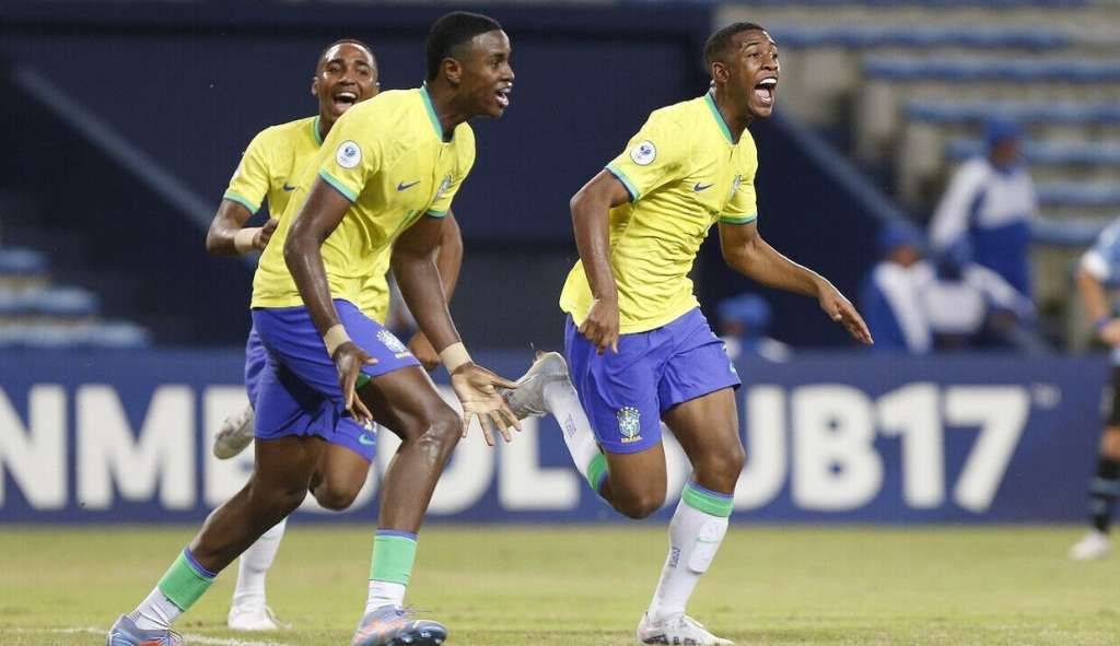 Seleção Brasileira Sub-17 elimina Uruguai após goleada