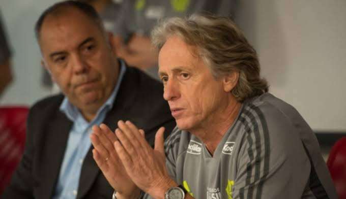 Jorge Jesus admite procura do Flamengo em áudio vazado Lorena Bueri