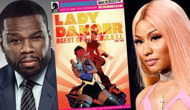 Nicki Minaj e 50 Cent estarão juntos em nova animação baseada em quadrinhos Lorena Bueri