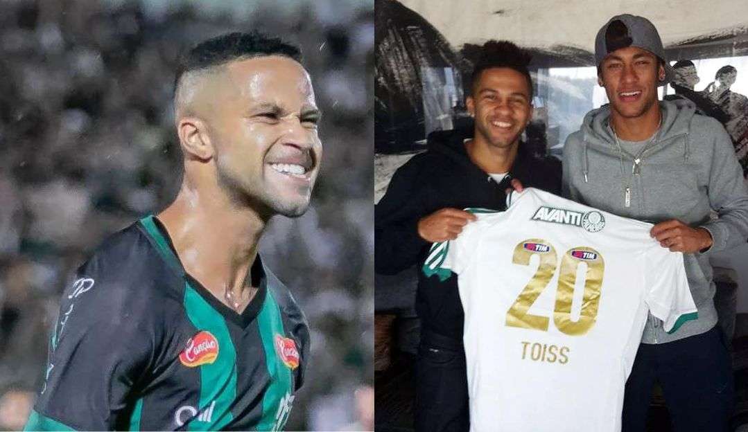 Neymar parabeniza Serginho por gol na vitória do Maringá sobre o Flamengo Lorena Bueri