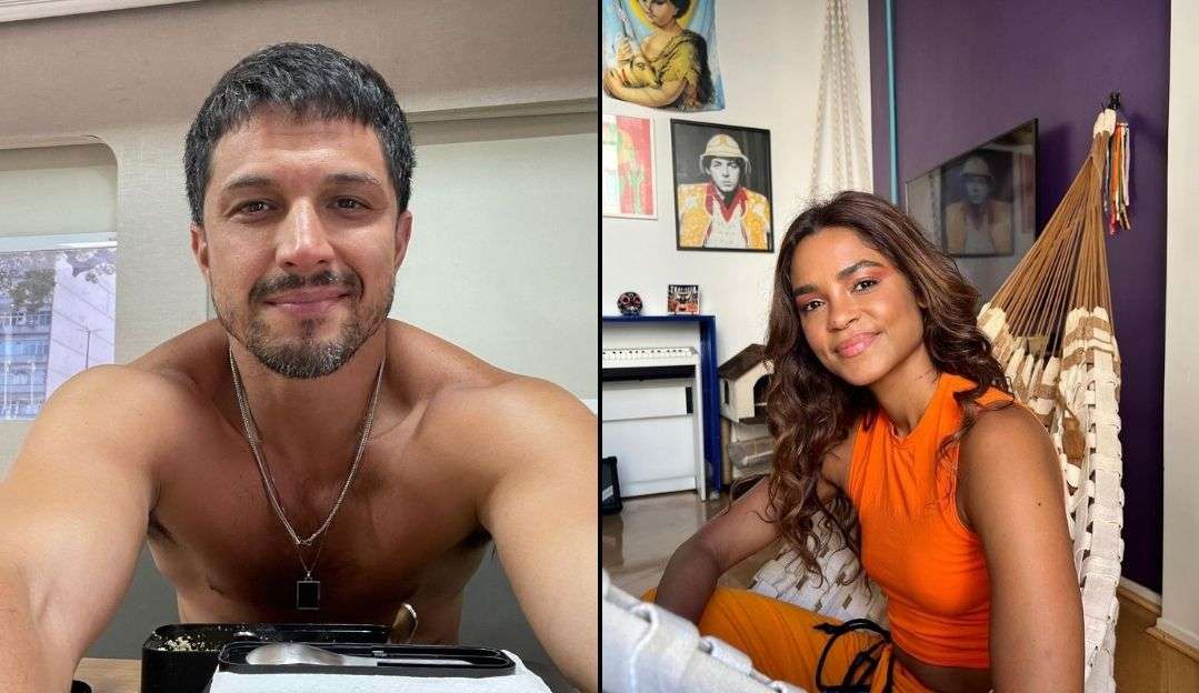 Rômulo Estrela comenta boatos de inimizade com Lucy Alves  Lorena Bueri