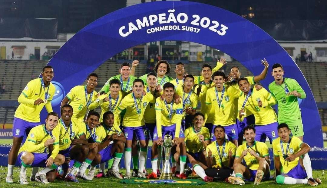 Brasil é campeão Sul-Americano sub-17