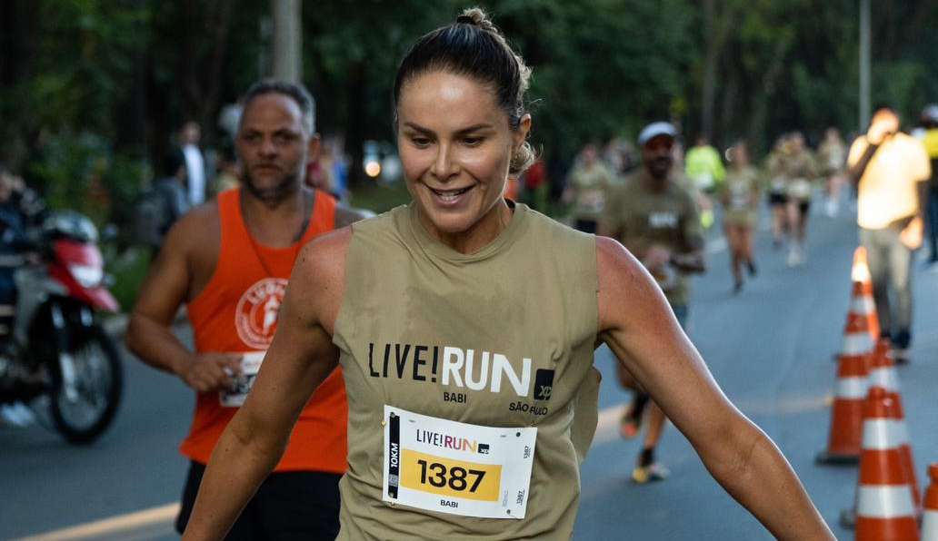Babi Beluco participa de corrida da sustentabilidade em São Paulo Lorena Bueri