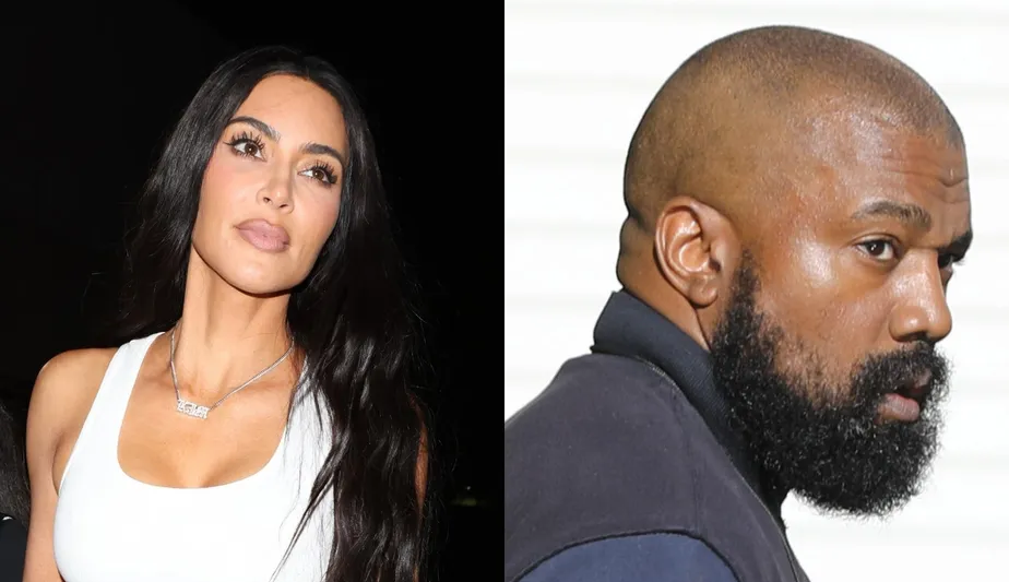 Kanye e Kim Kardashian prestigiam a filha, North, em jogo de basquete