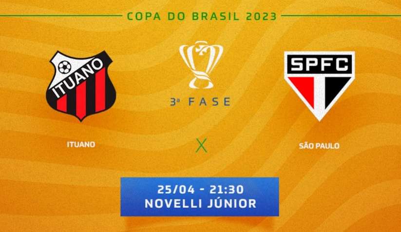 São Paulo encara o Ituano no Novelli Júnior pela Copa do Brasil Lorena Bueri