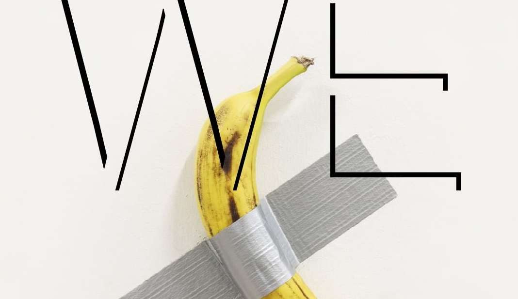 Homem come banana de obra avaliada em mais de meio milhão de reais