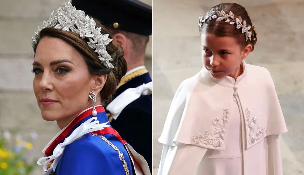 Confira o look de Kate Middleton e da filha para a coroação do Rei Charles III