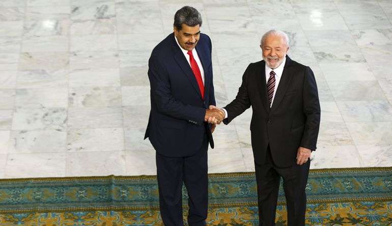 Lula recebe Nicolás Maduro para reunião no Palácio do Planalto Lorena Bueri