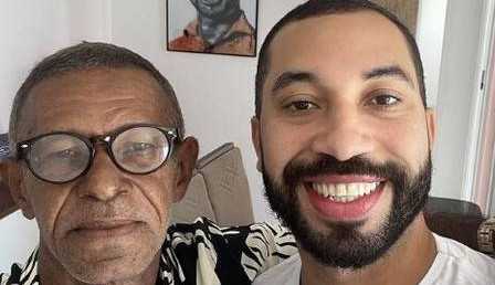 Gil do Vigor reencontra pai após 15 anos e comemora com foto Lorena Bueri
