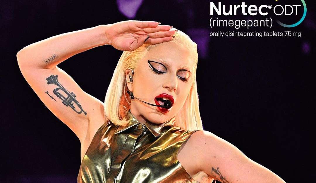 Lady Gaga é criticada ao promover remédio para enxaqueca Lorena Bueri