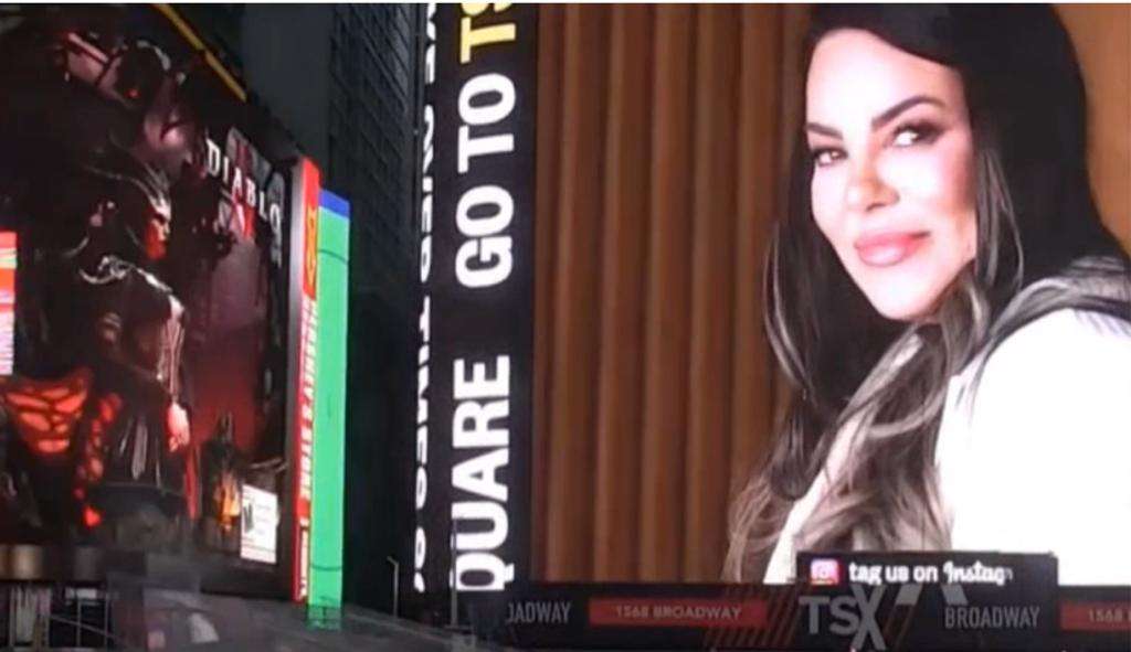 Gisele Ribeiro: Esteticista Brasileira está na Times Square, em Nova York Lorena Bueri