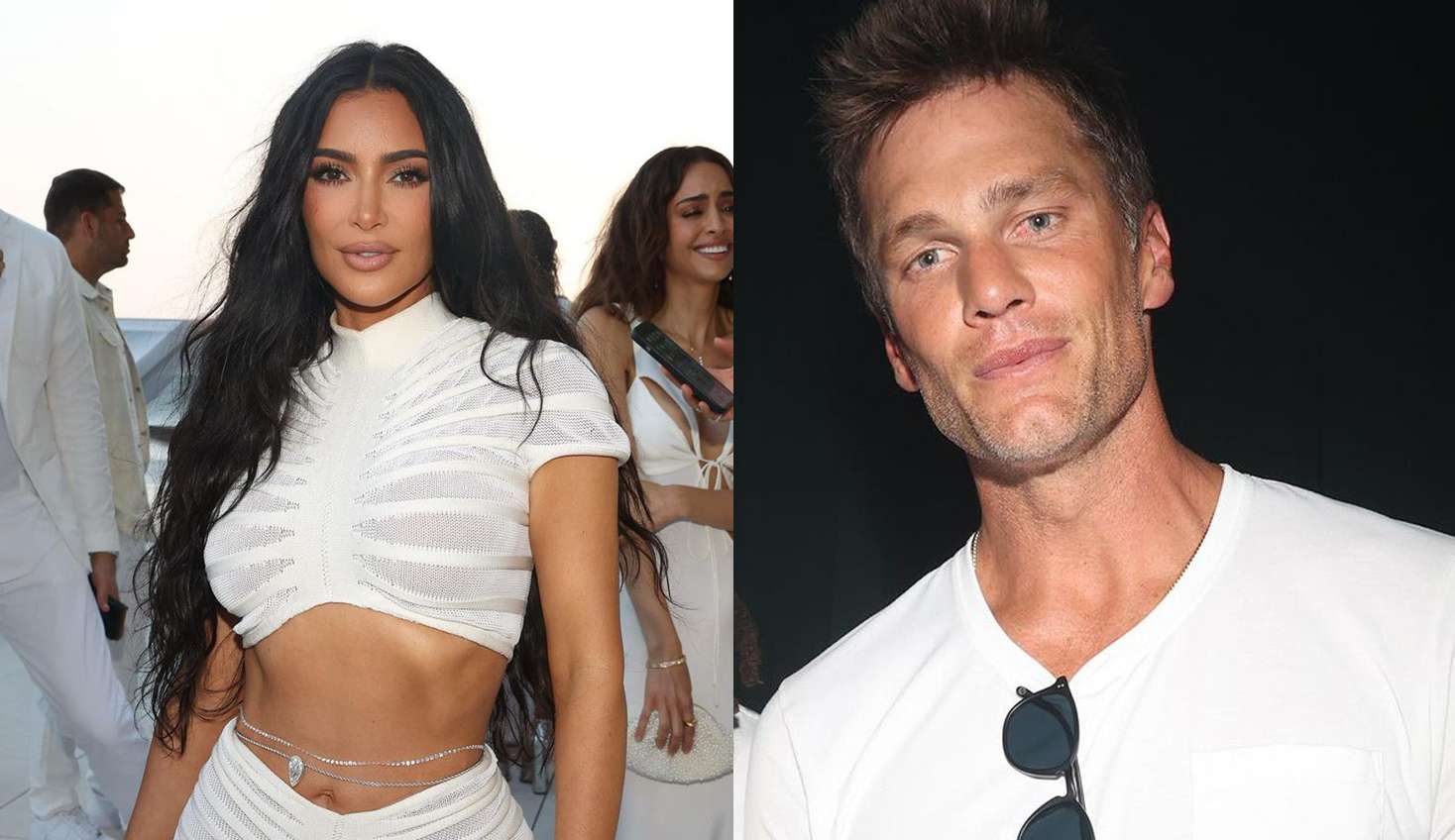 Tom Brady e Kim Kardashian vivem suposto affair após festa Lorena Bueri