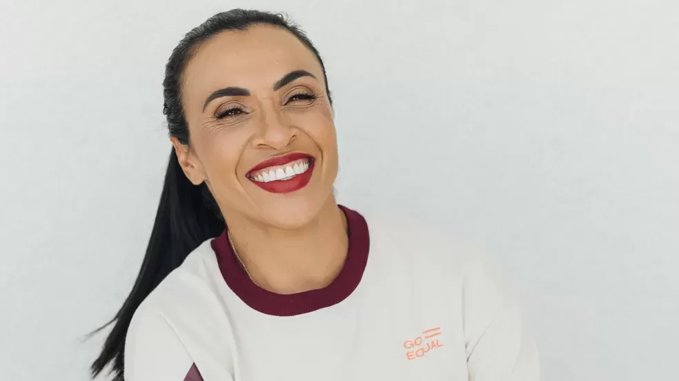 Marta lança linha de sportwear Go Equal para promover equidade de gênero no esporte Lorena Bueri