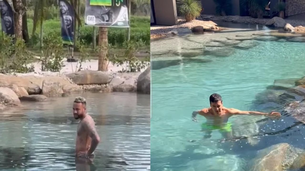 Neymar brinca ao ver Rodrigo Faro estreando lago artificial: “O teu pode e o meu não” Lorena Bueri