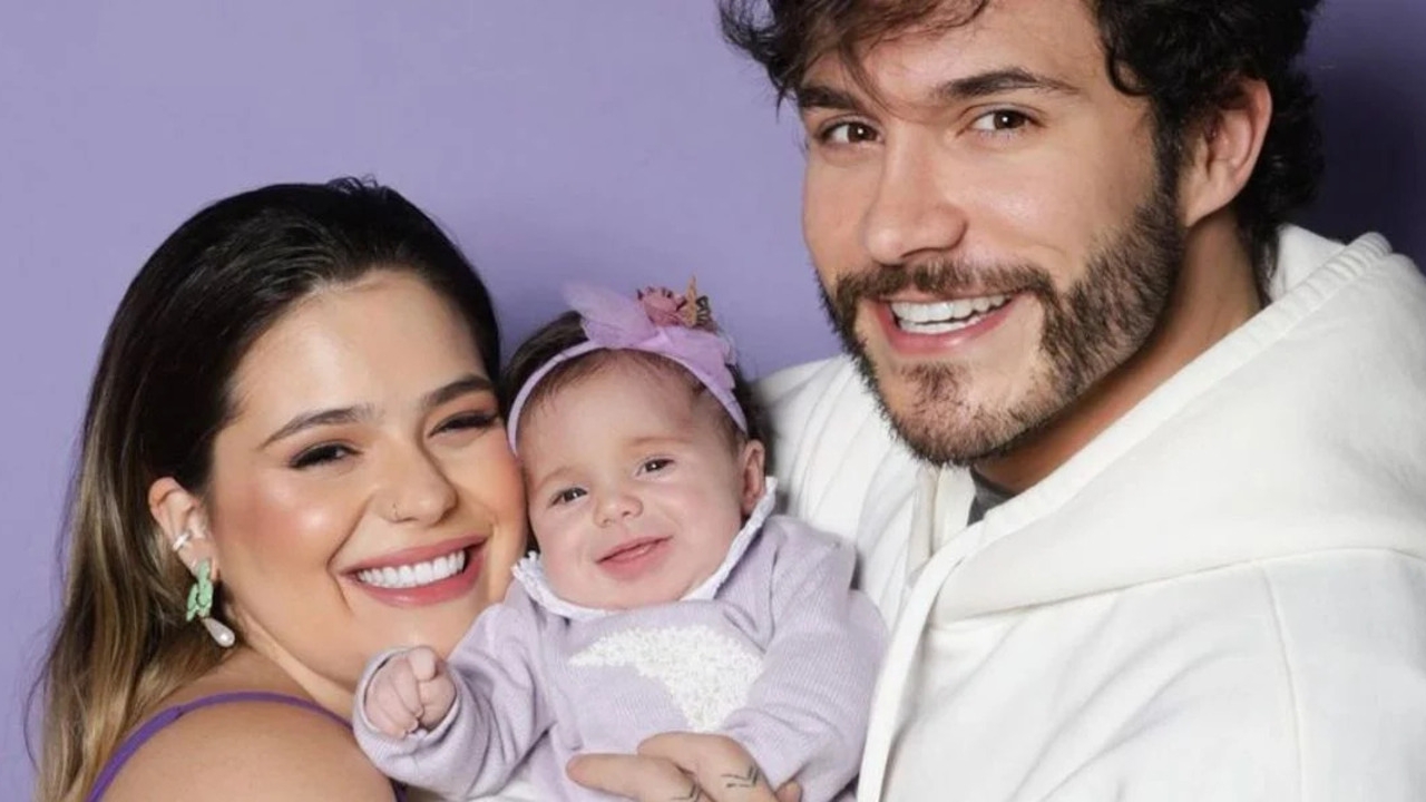 Viih Tube e Eliezer celebram os 4 meses da filha Lua Lorena Bueri