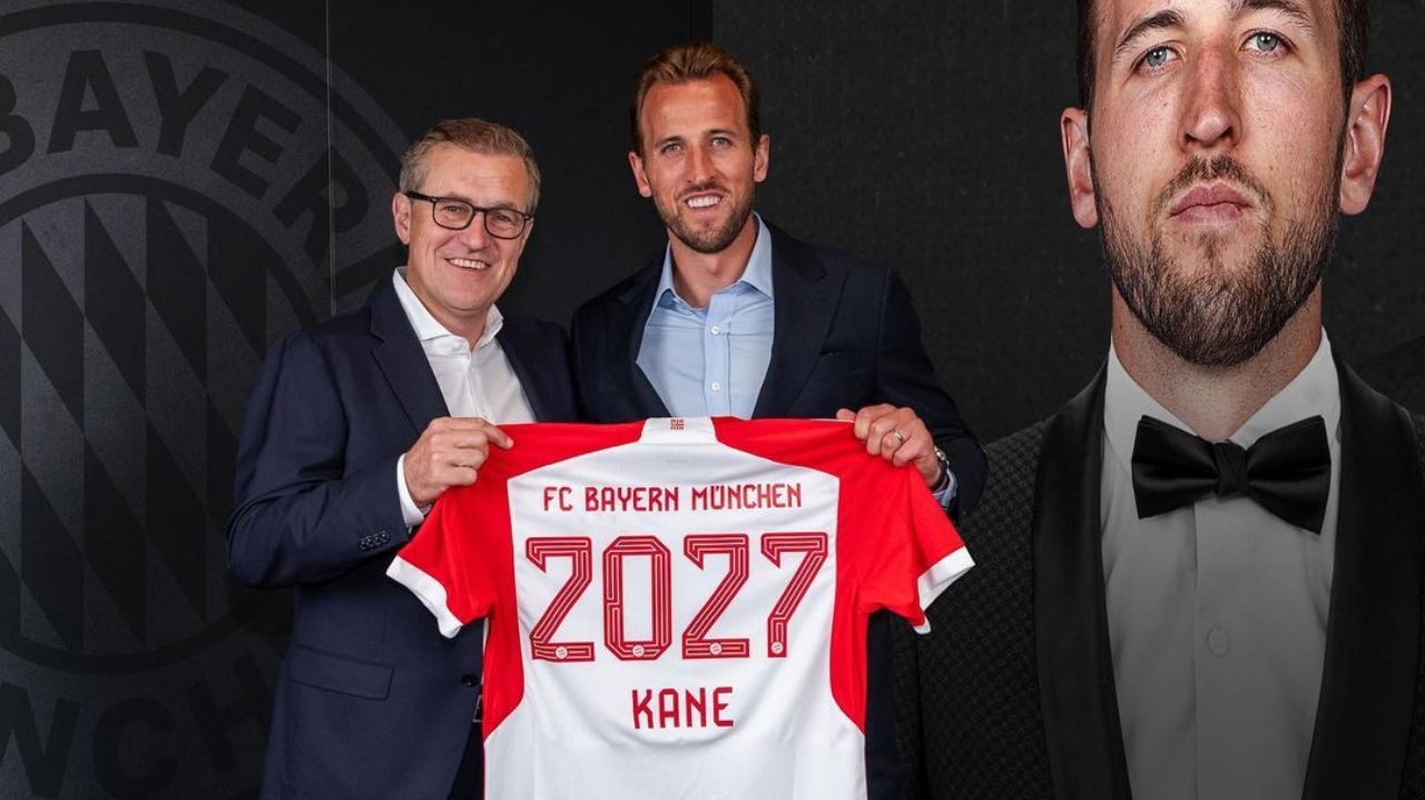 Harry Kane é o novo camisa 9 do Bayern de Munique Lorena Bueri