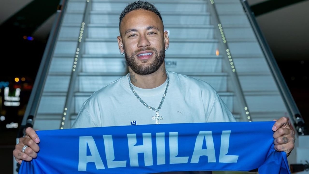 neymar presentation at al hilal