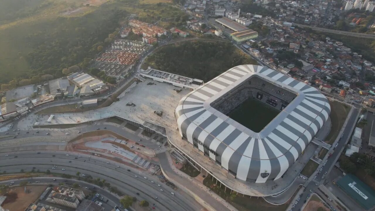 Santos pode estragar o clima de festa do Atlético-MG na inauguração da Arena MRV Lorena Bueri