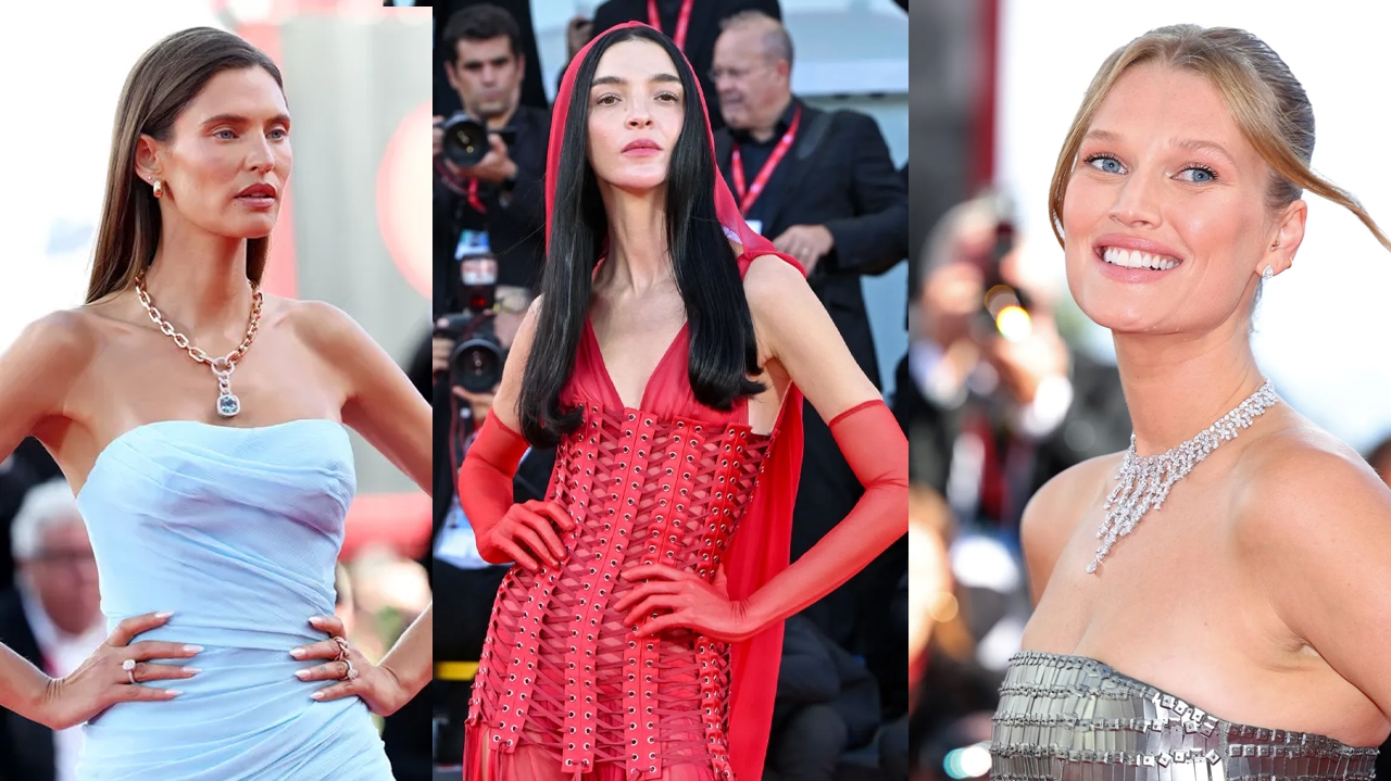 Festival de Veneza: top models brilham no tapete vermelho Lorena Bueri
