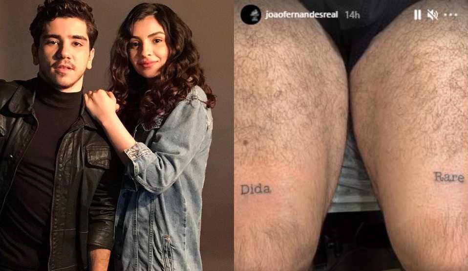 Pai do filho de Mabel Calzolari, João Fernandes faz tatuagens em homanagem à atriz