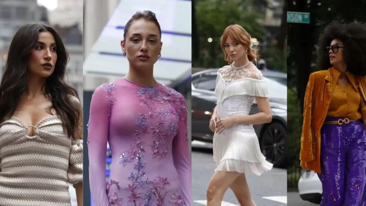 Confira algumas celebridades que prestigiaram a semana da moda de Nova York Lorena Bueri